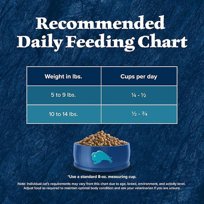 Blue Buffalo Wilderness Healthy Adult Dry Cat Food, Supports Health and Wellness, High-Protein &amp; Grain-Free, Duck, 11-lb Bag