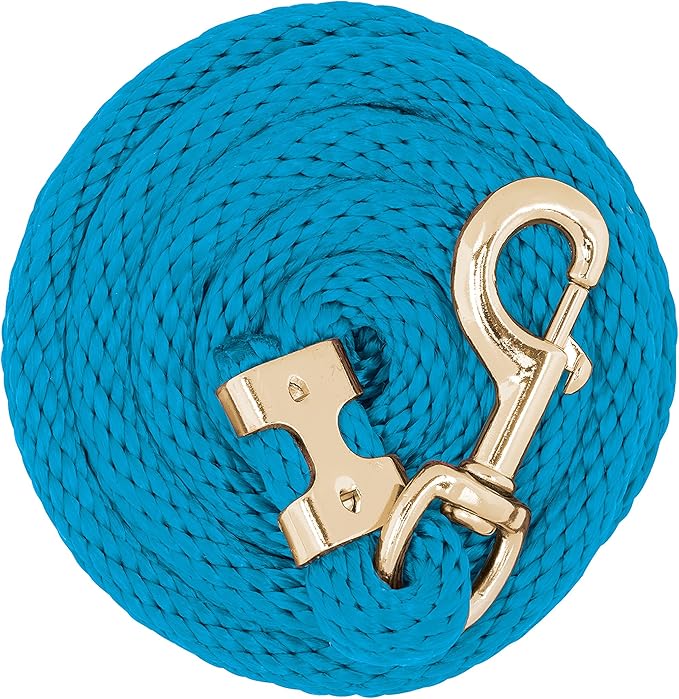 Weaver Equine Performance Lead Rope, Long Horse Lead Rope with Quick Halter Attachment, Soft Comfort Grip, Barn Horse Tack for Daily Use &amp; Showing