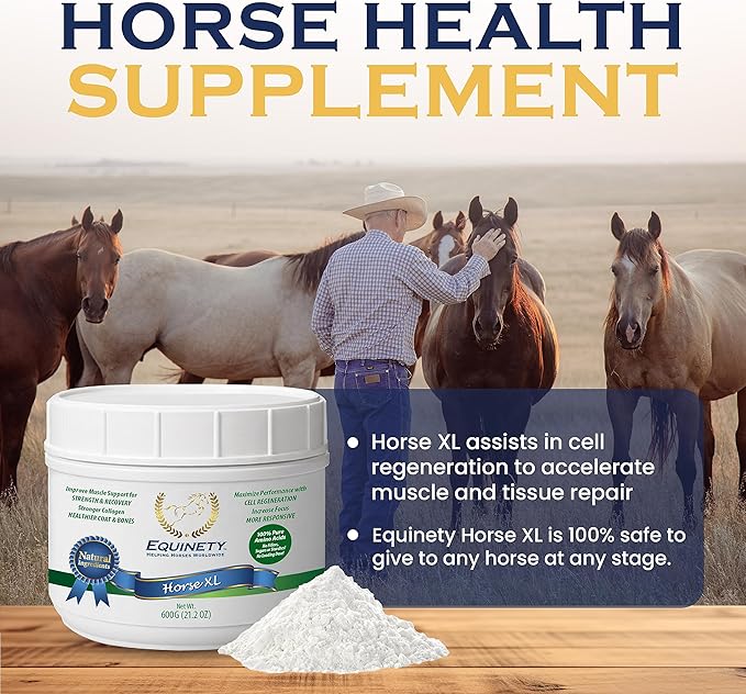100-Day Supply Horse XL Supplements – Horse Care Weight Gain Supplement W/ 8 Amino Acids - No Soy or Sugar Coat Defense for Horses - Joint Supplement, Equine Supplies &amp; Hoof Supplements