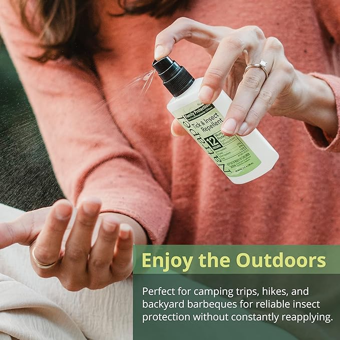 Natrapel Tick &amp; Insect Repellent - Bug Spray with 20% Picaridin - Family Protection Against Mosquitoes, Ticks &amp; More - Up to 12 Hours of Protection - 3.4 fl oz (3 Pack)
