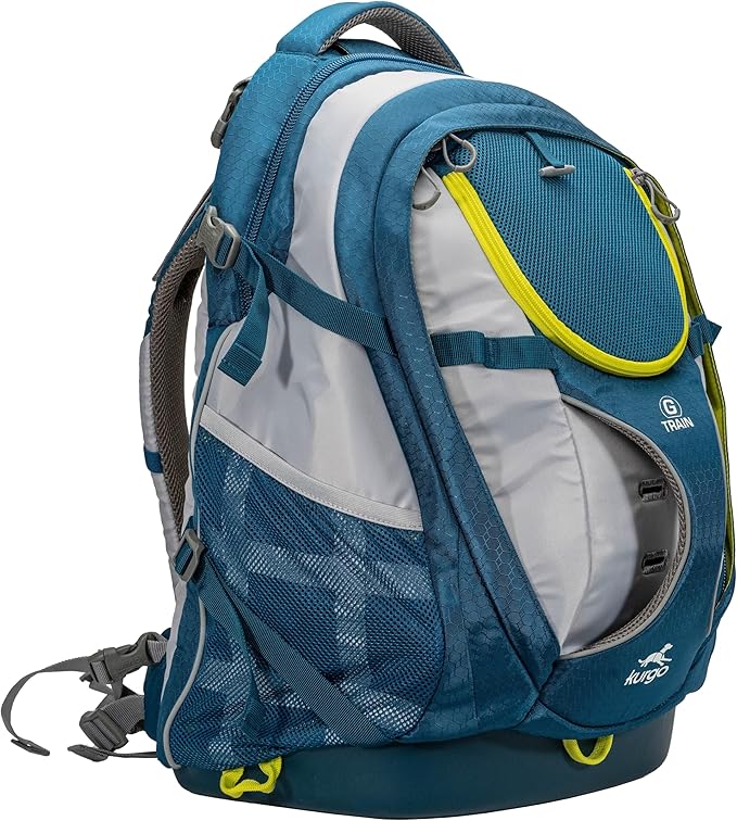 Kurgo G-Train - Dog Carrier Backpack for Small Pets - Cat &amp; Dog Backpack for Hiking, Camping or Travel - Waterproof Bottom - Ink Blue
