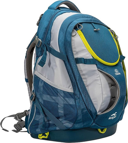 Kurgo G-Train - Dog Carrier Backpack for Small Pets - Cat &amp; Dog Backpack for Hiking, Camping or Travel - Waterproof Bottom - Ink Blue