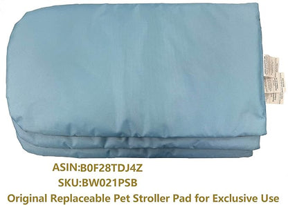 ROODO Pet Stroller Inner Pad for Exclusive Use,Original,Replaceable,Easy to Clean,Set of 3 pc(Sky Blue)