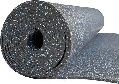 Playsafer Genaflex Rubber Gym Floor Mat - Heavy Duty Commercial Protective Gym Flooring Roll, 8mm Thick (4&