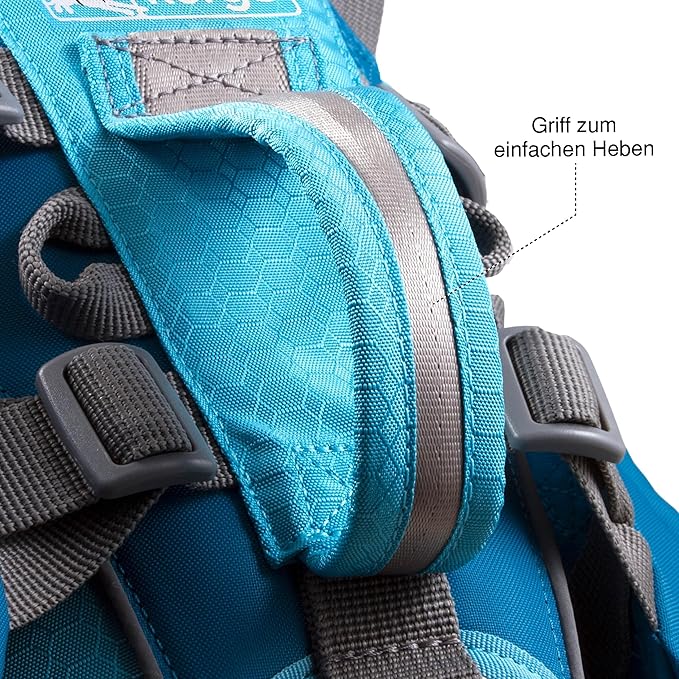 Kurgo Dog Saddlebag Backpack, Back Pack Dog Harness, Hiking Pack for Dogs, Packs for Pets to Wear, Camping &amp; Travel Vest Harness, Reflective, Lightweight, Baxter Pack for Medium &amp; Large Pets