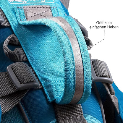 Kurgo Dog Saddlebag Backpack, Back Pack Dog Harness, Hiking Pack for Dogs, Packs for Pets to Wear, Camping &amp; Travel Vest Harness, Reflective, Lightweight, Baxter Pack for Medium &amp; Large Pets