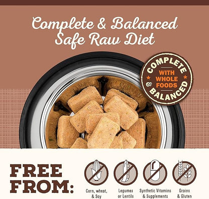 Primal Freeze Dried Raw Dog Food Nuggets, Pork, Complete &amp; Balanced Meal, Also Use as Topper or Treat, Premium, Healthy, Grain Free, High Protein Raw Dog Food, 14 oz
