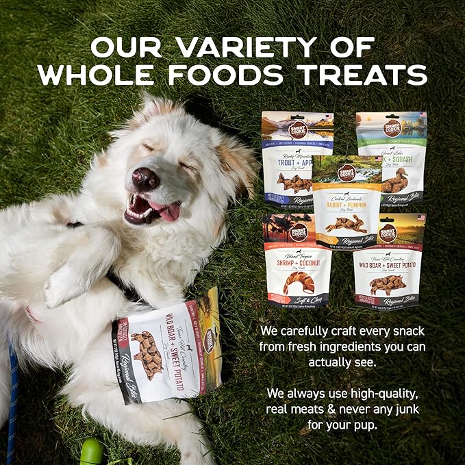 Smart Cookie All Natural Soft Dog Treats - 5 Flavor Variety Pack (5oz Each) - Healthy Dog Treats for Dogs &amp; Puppies with Allergies, Sensitive Stomachs - Chewy, Grain Free, Made in USA