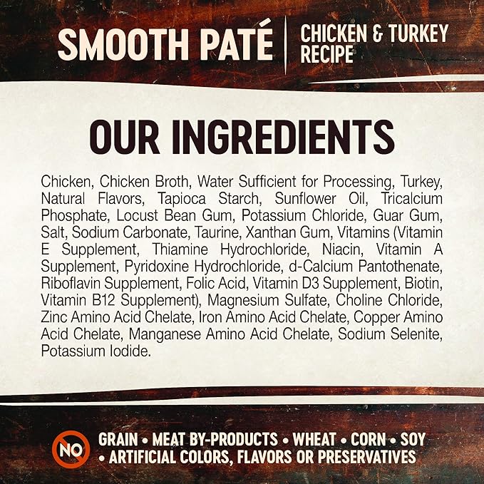 Wellness CORE Tiny Tasters Pate Adult Wet Cat Food, Natural, Protein-Rich, Grain Free, 1.75 Ounce Pouch, 12 Pack (Chicken &amp; Turkey)