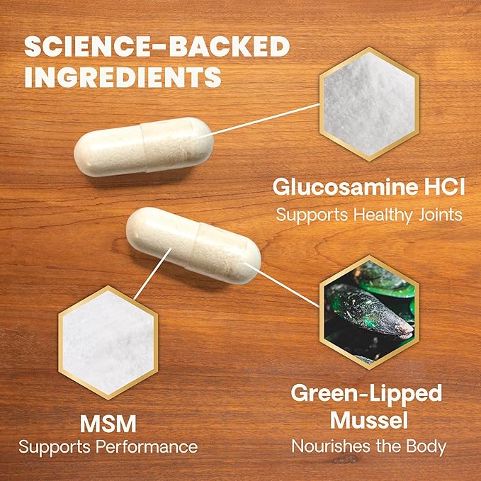 VetriScience Glycoflex 3 Clinically Proven Hip and Joint Supplement for Dogs - Maximum Strength Dog Supplement with Glucosamine, MSM, Green Lipped Mussel &amp; DMG - 120 Chewable Tablets, Chicken Flavor