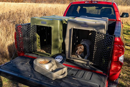 Dakota 283 Crate - Canine Rough and Tough Economy Kennel (Olive, Large)