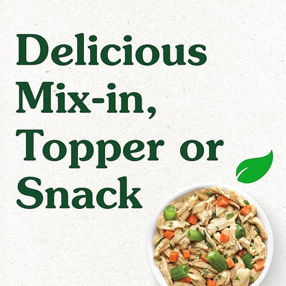 Greenies Smart Topper High Protein Wet Mix-in for Dogs, Chicken, Green Beans &amp; Sweet Potatoes Recipe in Vitabroth Broth - Bone Broth + Vitamins E &amp; B1, 10 Count