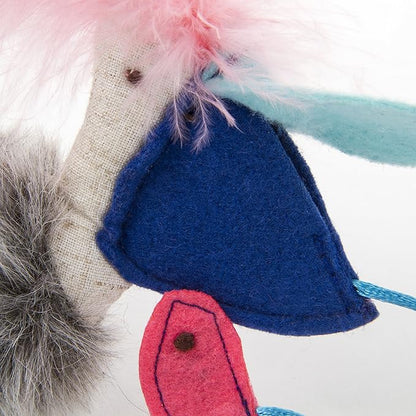 Petlinks Hide &amp; Peek Pelican Plush Catnip Cat Toy - Multi Color, One Sisze