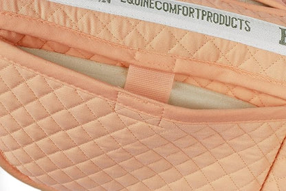ECP Equine Comfort Products Adjustable Shock Absorbing Memory Foam Half Saddle Pad, Injury Prevention &amp; Pressure Relief, Customizable Fit, Breathable for All Riding Styles