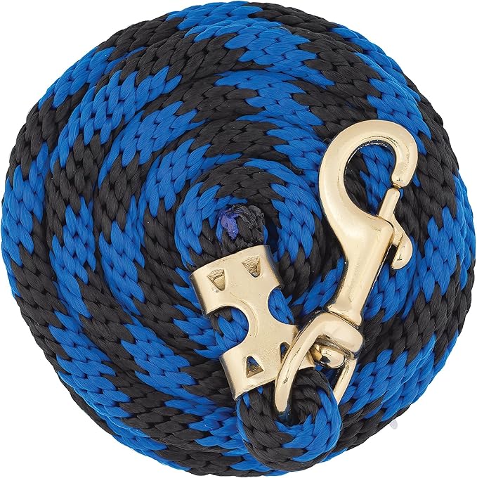 Weaver Equine Performance Lead Rope, Long Horse Lead Rope with Quick Halter Attachment, Soft Comfort Grip, Barn Horse Tack for Daily Use &amp; Showing