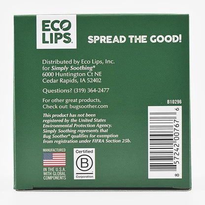 Bug Soother Wipes (15-ct) - Natural Mosquito Repellent &amp; Deterrent - 100% DEET-Free Safe Single-Use Bug Wipes for Adults, Kids, &amp; Pets - Made in USA