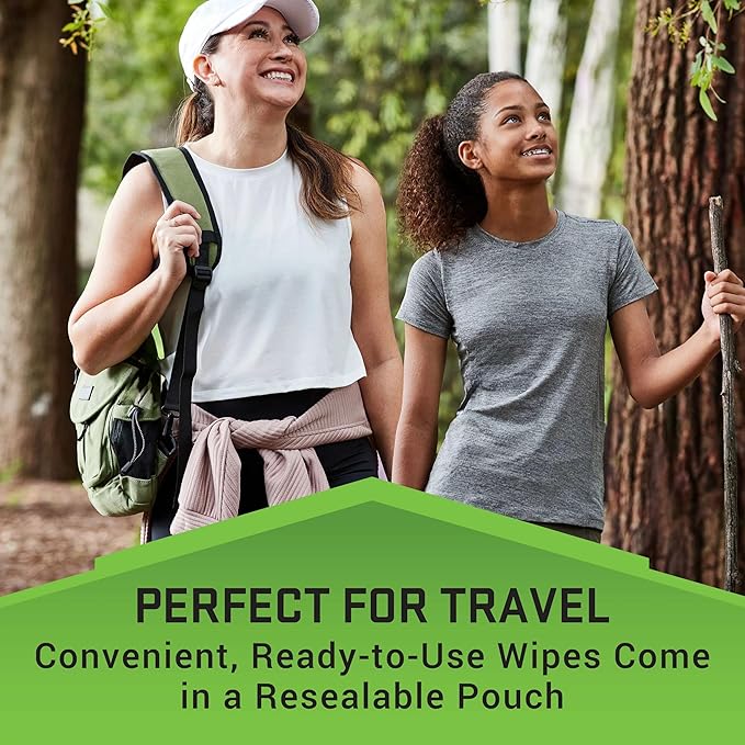 Repel Insect Repellent Mosquito &amp; Tick Wipes 12% Picaridin, Repels Mosquitoes and Ticks for Up to 10 Hours in A Convenient Travel Wipe for Whole-Family Mosquito and Tick Protection,15 Count, 3 Ounces
