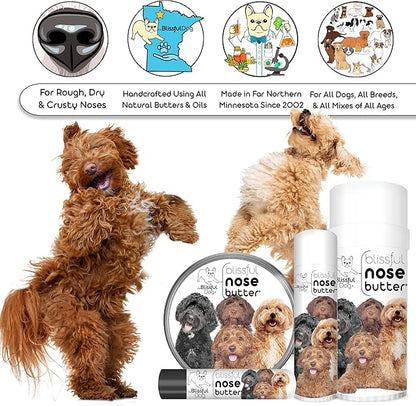 The Blissful Dog Labradoodle Unscented Nose Butter - Dog Nose Butter, 2 Ounce