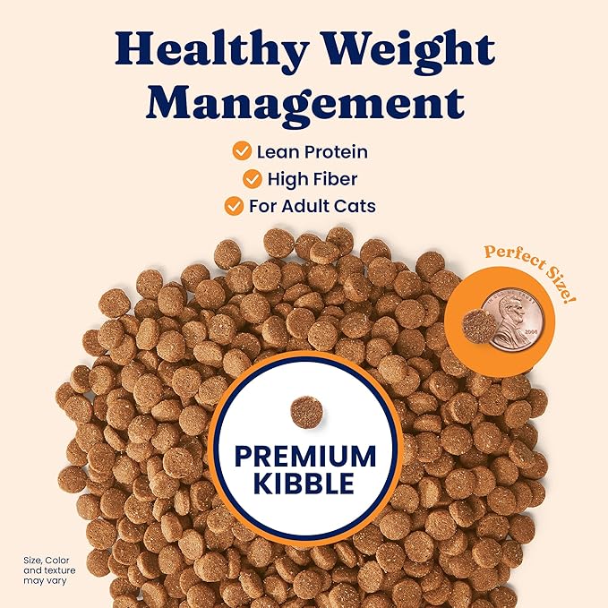 Solid Gold Weight Management Cat Food for Adults - Grain Free &amp; Gluten Free Dry Cat Food Indoor &amp; Outdoor Recipe for Healthy Weight w/Alaskan Pollock &amp; Probiotics for Gut Health &amp; Digestion - 12 LB