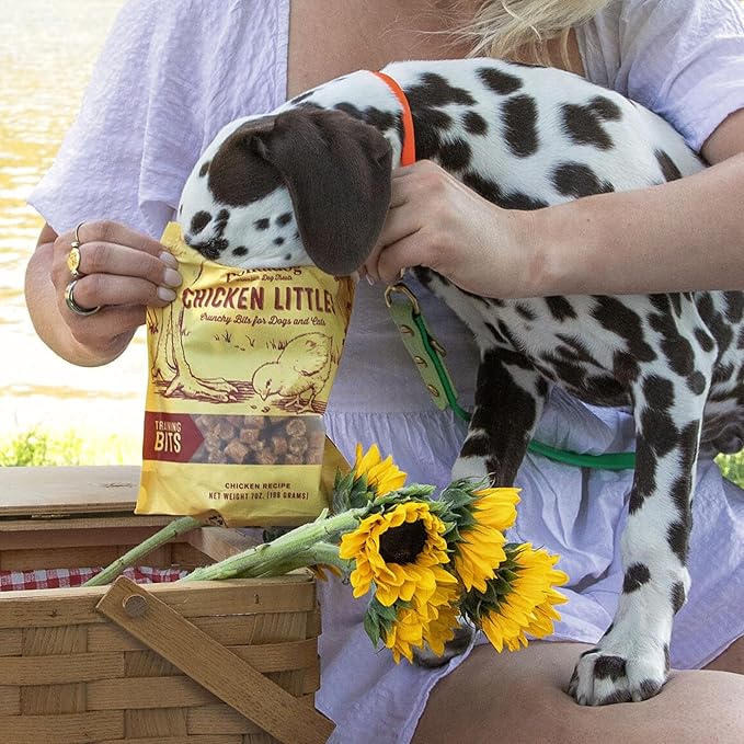 Polkadog Chicken Littles Crunchy Training Bits – All Natural, Limited Ingredient Healthy Training Treats for Dogs. Handcrafted &amp; Made in USA. Great for Dogs with Allergies or Sensitive Stomachs – 7oz