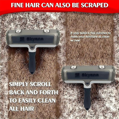 SKYANA Pet Hair Remover Roller Brush, Self-Cleaning Lint Roller for Dogs and Cats.hair removal for Fourniture,Couch,Carpet,Clothing,and bedding,portable,multiple surface.Removal tool.Lint Roller