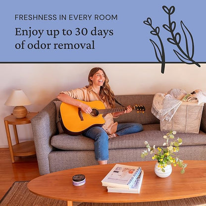 Fresh Wave Lavender Odor Removing Gel, 7 oz., Pack of 3 - Safer Odor Absorbers for Home, Natural Plant-Based Odor Eliminator, Every 7 oz. lasts 15-30 Days, For Cooking, Trash &amp; Pets
