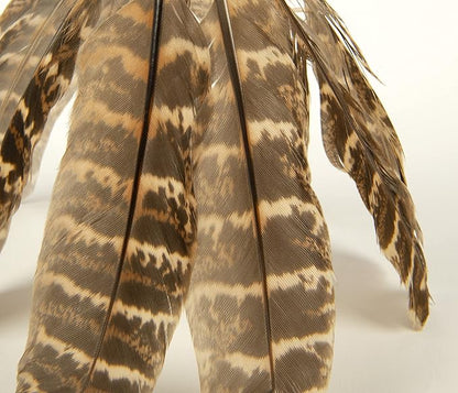 SmartyKat Toss-A-Fox Feather Toss &amp; Chase Cat Toy, Randomly Selected Color - Brown OR White, One Size