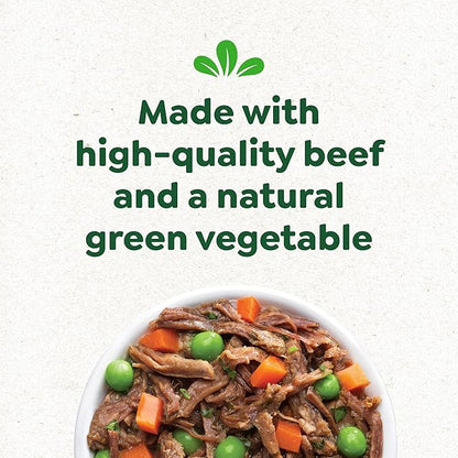 Greenies Smart Topper High Protein Wet Mix-in for Dogs, Beef, Peas &amp; Carrots Recipe in Vitabroth Broth - Bone Broth + Vitamins E &amp; B1, 10 Count