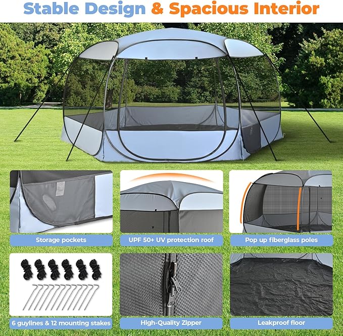 XXLarge Popup Portable Dog Houses, 10&