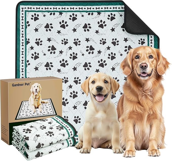 Gardner Pet Washable Dog Pee Pads, 36&