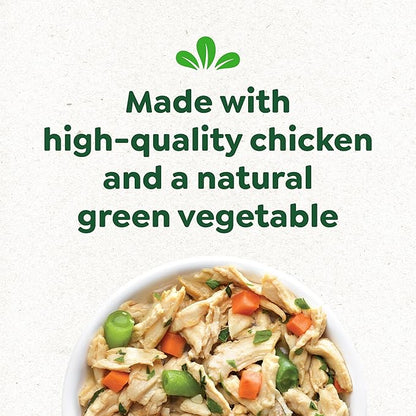 Greenies Smart Topper High Protein Wet Mix-in for Dogs, Chicken, Green Beans &amp; Sweet Potatoes Recipe in Vitabroth Broth - Bone Broth + Vitamins E &amp; B1, 10 Count