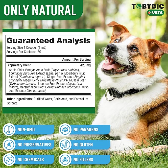 Dry &amp; Wet Kennel Cough Natural Medicine &amp; Relief for Dogs and Cats - Herbal Treatment Support Helps to Soothe Throat &amp; Respiratory Trachea Comfort Supplement for Pets - Made in USA