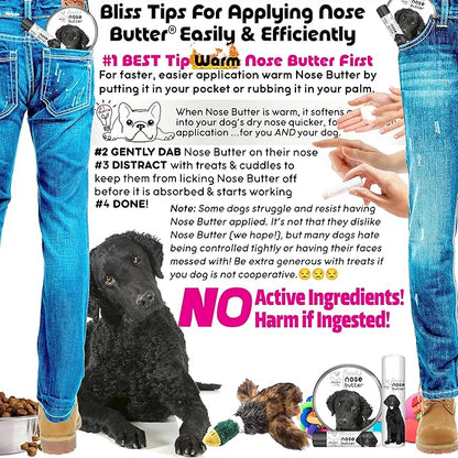 The Blissful Dog Curly-Coat Retriever Unscented Nose Butter, 0.50-Ounce