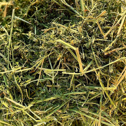 Blue Mountain Hay High-Altitude Hay - Organic Alfalfa, 25lb - High Protein, Fiber &amp; Mineral-Rich - Soft, Leafy, High Leaf Retention - Ideal for Goats, Rabbits, Guinea Pigs &amp; Other Small Animals