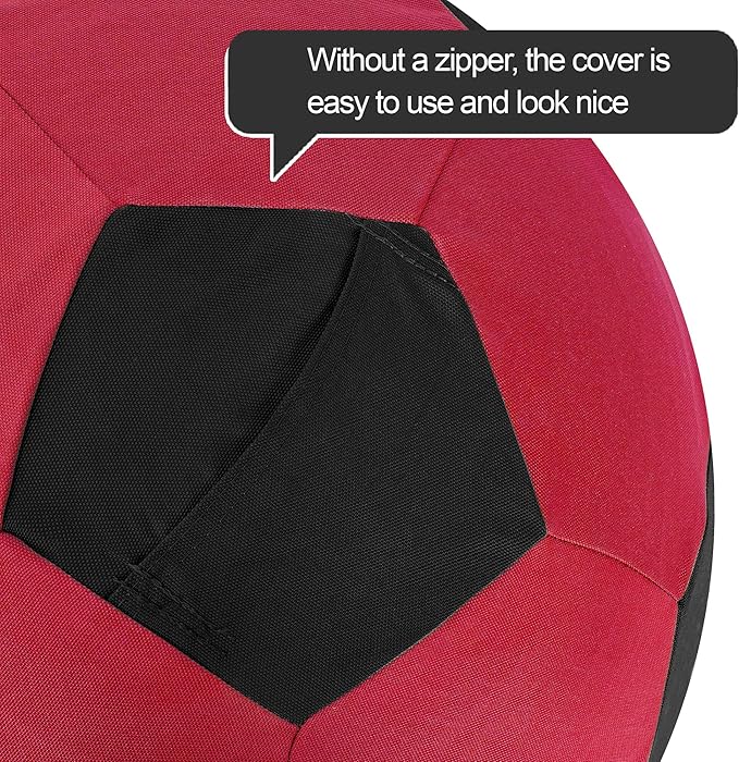 Herding Ball for Horse Ball &amp; Cover 40" Large for Play Herding Ball Horse Toys for Horse (Red &amp; Black)