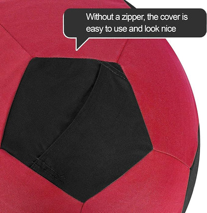 Herding Ball for Horse Ball &amp; Cover 40" Large for Play Herding Ball Horse Toys for Horse (Red &amp; Black)