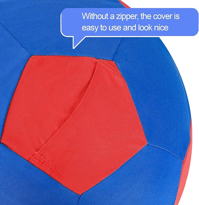 Herding Ball for Horse Ball &amp; Cover 40" Large for Play Herding Ball Horse Toys for Horse (Blue &amp; Red)