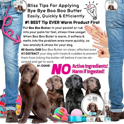 The Blissful Dog Flat-Coat Retriever Boo Boo Butter, 4-Ounce