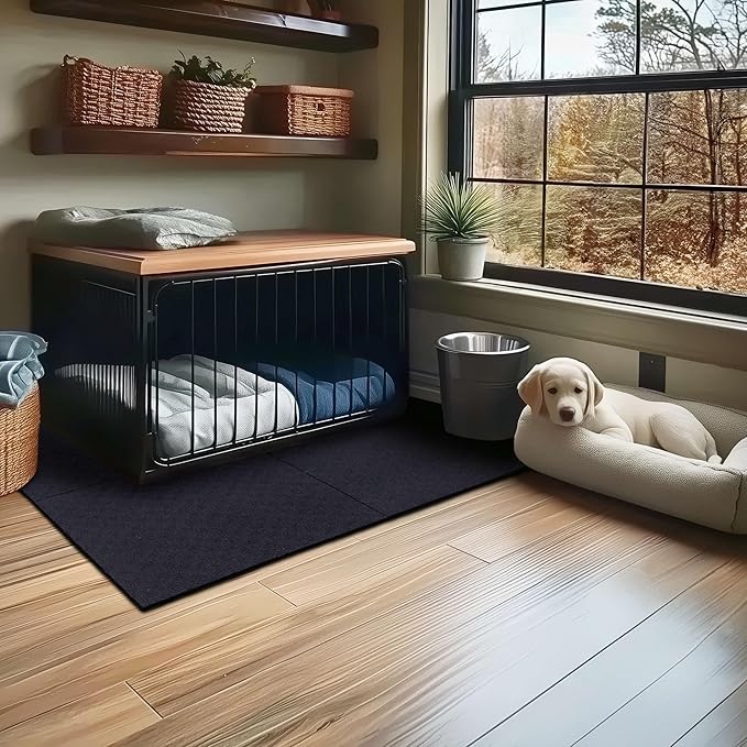 Mohawk Home Heavy Duty Rubber Stall Mat - Gym Floor- Under Dog Crate - All Purpose Utility 2&