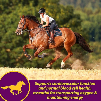 Farnam Horse Health Red Cell Pellets, Vitamin-Iron-Mineral Supplement for Horses, Helps Fill Important Nutritional Gaps in Horse&