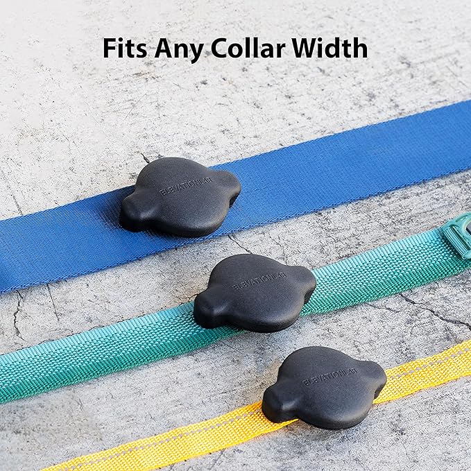 Elevation Lab TagVault™ Compact AirTag Dog Collar Mount (2 Pack) - IP68 Waterproof, Doesn&