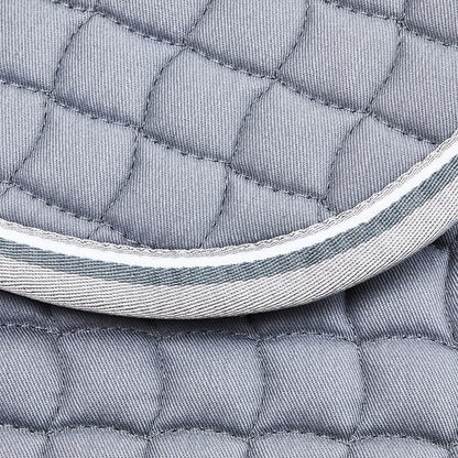 HORZE Adepto Quilted Quick-Dry Dressage Saddle Pad for Horses with Two-Tone Trim