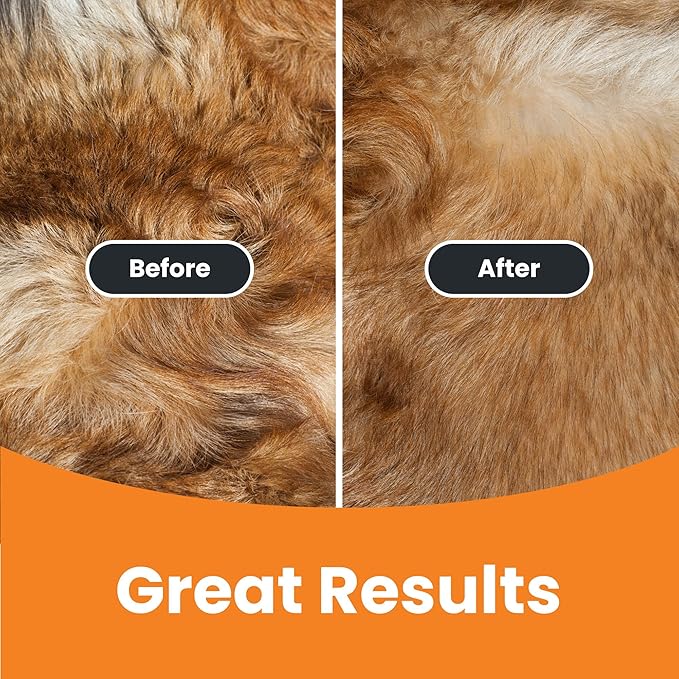 GoPets Self-Cleaning Slicker Brush for Dogs &amp; Cats, Deshdding &amp; Dematting Comb with Retractable Bristles for Easy Cleaning, Undercoat Grooming Tool, Non-Slip Handle, Detangler for Mats &amp; Loose Pet Fur