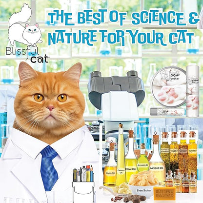 The Blissful Cat Paw Butter, Moisturizer for Dry Paw Pads, Softens and Protects a Rough Paw, Versatile, Lick-Safe Cat Paw Balm, 0.50 oz.