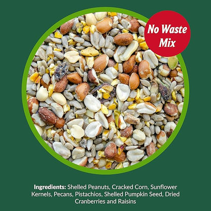 Lyric Woodpecker Wild Bird Seed, No Waste Bird Seed with Nuts, Dried Fruit &amp; Shelled Seeds - 5 lb. Bag