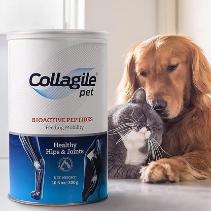 COLLAGILE® pet - Dog Hip &amp; Joint Care | Effective Powder Supplement | Clinically Tested by Vets | 100% Natural | Tasteless and Odorless