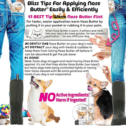 The Blissful Dog Corgi Unscented Nose Butter, 1-Ounce