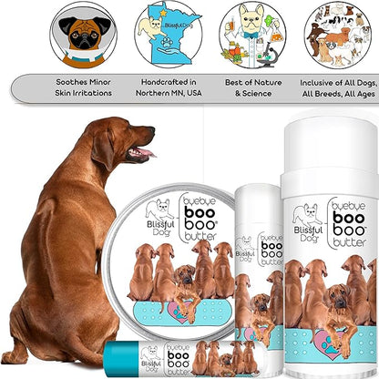 The Blissful Dog .15 oz Tube Rhodesian Ridgeback Booboo Butter