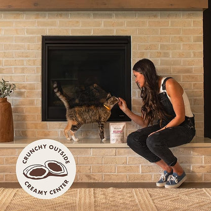 Rocco &amp; Roxie Allergy Relief for Cats, Cat Supplements &amp; Vitamins, Probiotics to Support Gut Health, Fish Oil for Skin, Sneezing and Itching from Seasonal Allergies, Tart Cherry Immune System Support