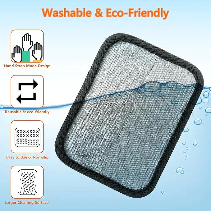 Pet Hair Removal Glove，Static Electricity Grooming Mitt Tool for Dogs &amp; Cats - Remove Fur from Pets, Furniture, Car Seats